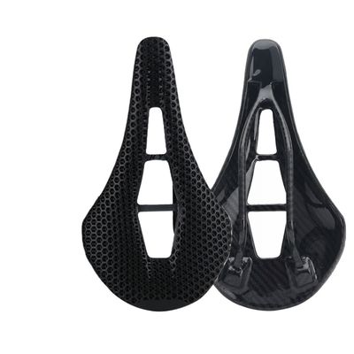 Montanha Essential 3D Impressão de Fibra de Carbono Road Bike Saddle com design oco
