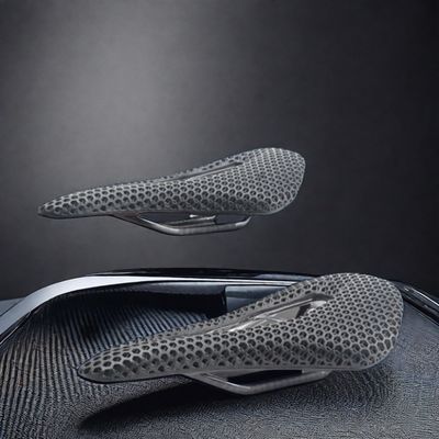 Montanha Essential 3D Impressão de Fibra de Carbono Road Bike Saddle com design oco
