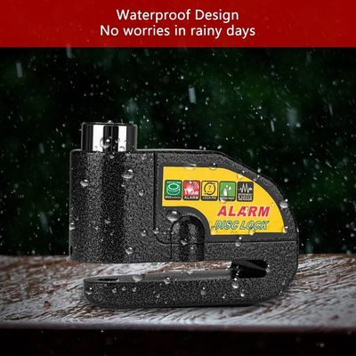 Alarme de vibração 110dB Bloqueio de motocicleta para segurança à prova d'água antiroubo