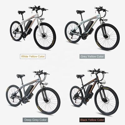 Bicicleta de montanha elétrica de 26 &quot;E-Bike com bateria de lítio de 48V 13Ah e poderoso motor de 500W