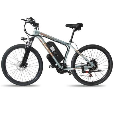 1000W 17.5AH Electric Mountain Bike 26 &quot; Mountain E-bike Motor de eixo traseiro de liga de alumínio