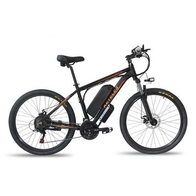 1000W 17.5AH Electric Mountain Bike 26 &quot; Mountain E-bike Motor de eixo traseiro de liga de alumínio