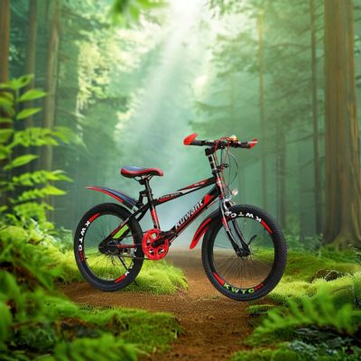 Bicicleta de montanha de 18/20/22/24 polegadas de crianças de velocidade única e 7 velocidades de aço de alto carbono para meninos e meninas