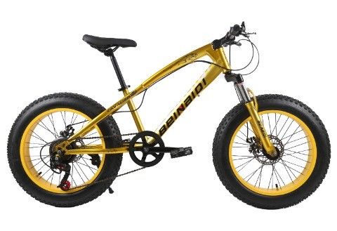 Bicicleta de neve de praia infantil de 20 polegadas 4.0 pneu gordo bicicleta de montanha com 7/21/24/27 velocidades