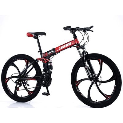 26 polegadas Opp Saco 10 Pcs Homens de Aço Mountain Bike com travão de disco e garfo de alumínio