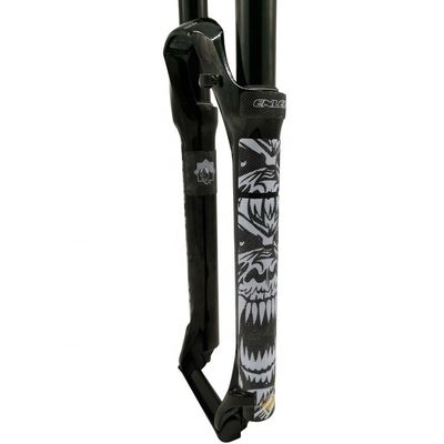 Autocolante de proteção de garfo de bicicleta 3D à prova d'água para proteção decorativa do quadro de bicicleta