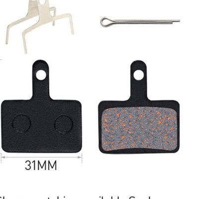 35x30.5mm Red Metal Brake Pad para Resin MTB Mountain Bike Disc Rotor Braking Pads