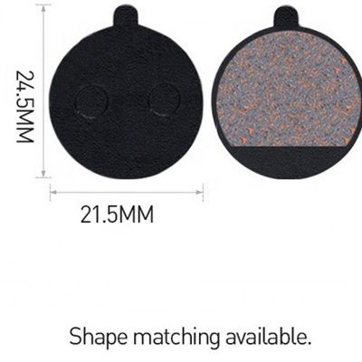 35x30.5mm Red Metal Brake Pad para Resin MTB Mountain Bike Disc Rotor Braking Pads