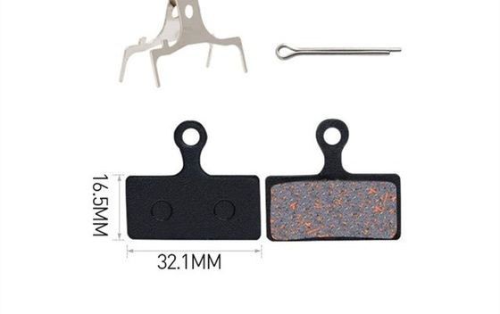 35x30.5mm Red Metal Brake Pad para Resin MTB Mountain Bike Disc Rotor Braking Pads