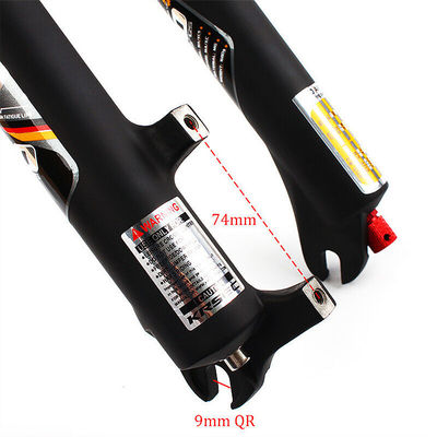 24-28 polegadas MTB Bicicleta Air Shock Forks Suspensão Forks freio para 700c Direção comprimento 220m