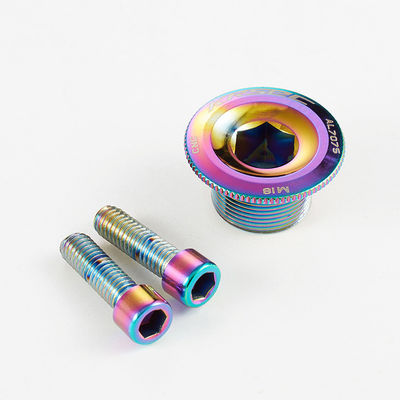 Categoria CRANK 2021 Peças coloridas de alumínio para bicicletas M18/M20 MTB Crankset Cover Screw