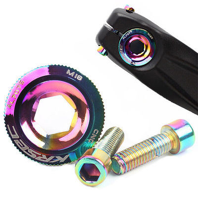 Categoria CRANK 2021 Peças coloridas de alumínio para bicicletas M18/M20 MTB Crankset Cover Screw
