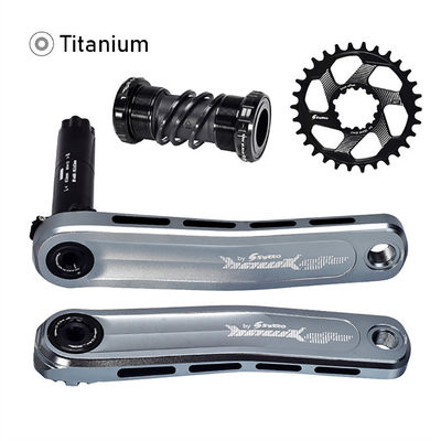 Crankset de bicicleta MTB com anel de cadeia 30/32/34/36/38T e comprimento de manivela de 170 mm