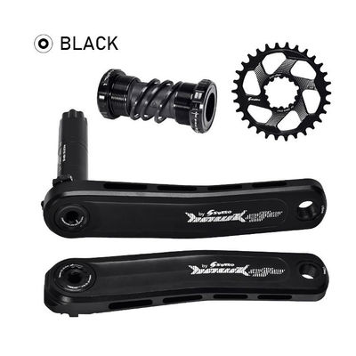 Crankset de bicicleta MTB com anel de cadeia 30/32/34/36/38T e comprimento de manivela de 170 mm