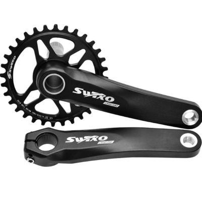 Crankset de suporte inferior de bicicleta de montanha com braço de manivela de 170 mm e roda de cadeia 32/34/36/38T