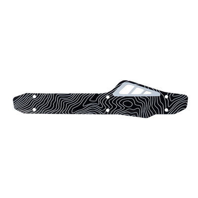 Protector de cadeia de proteção de estrutura de bicicleta em preto 26x6.3x0.07cm para ciclismo e bicicletas